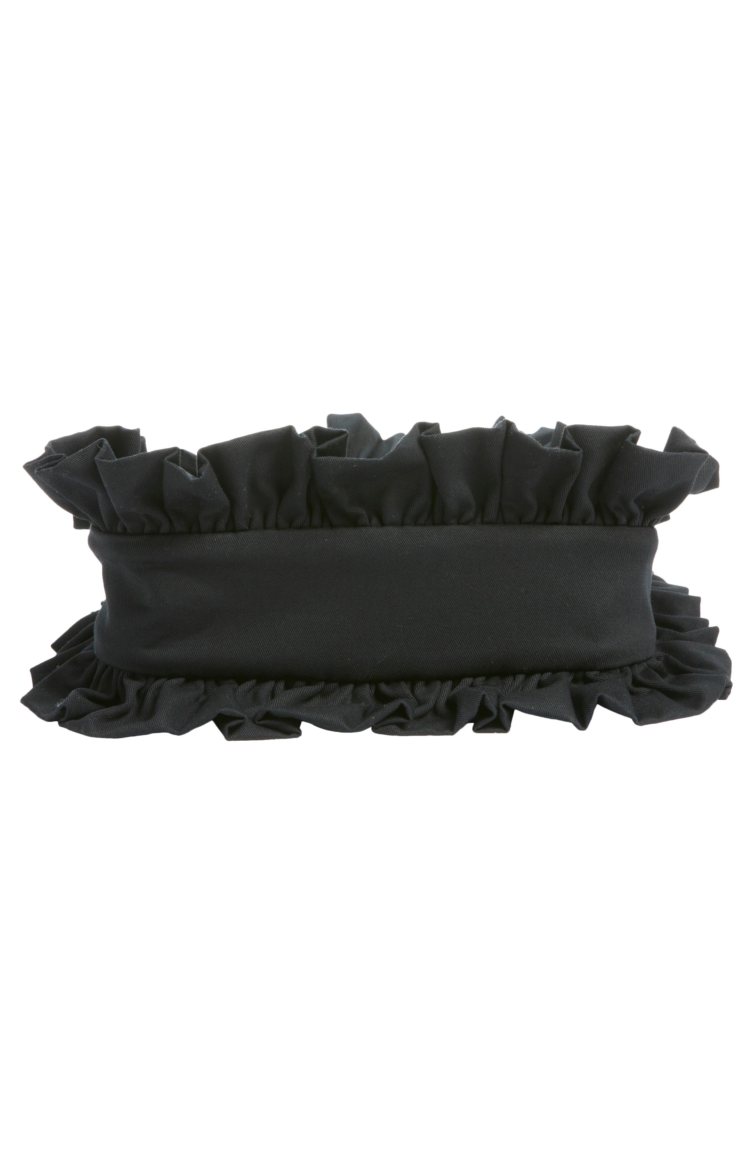 Baggy London Baguette Shoulder Bag, Alternate, color, Black Canvas