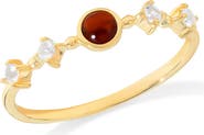 YS GEMS Round Mix Gemstone Ring