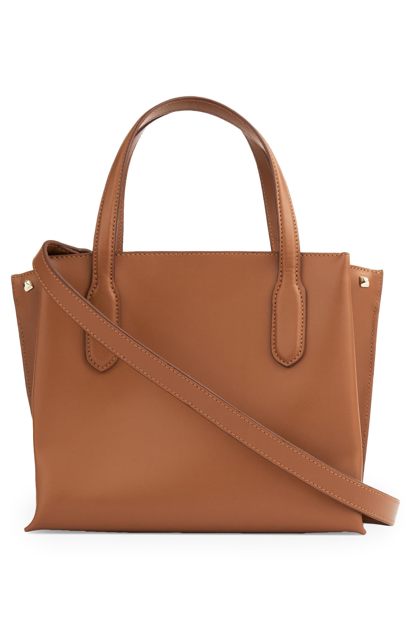 LK Bennett Lola Leather Tote, Alternate, color, Tan