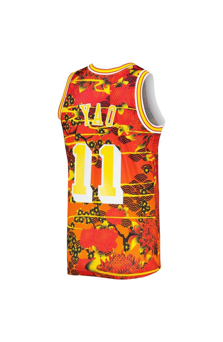 Mitchell & Ness Men's Mitchell & Ness Yao Ming Red Houston Rockets 2004/05 Hardwood Classics Lunar New Year Swingman Jersey, Alternate, color, Red