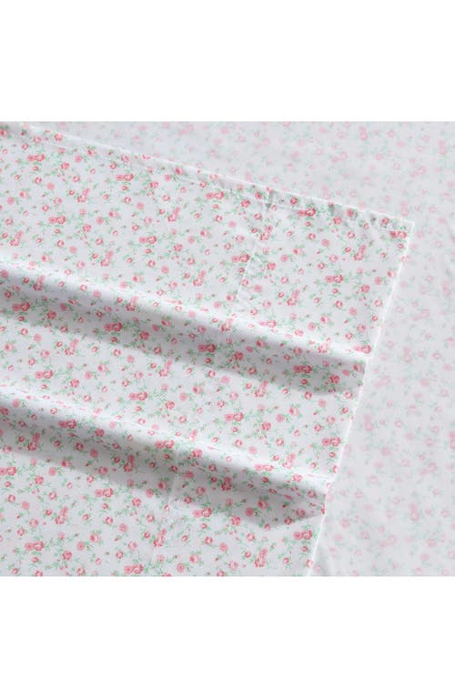 Betsey Johnson Whimsical Floral Sheet Set In Pastel Multi