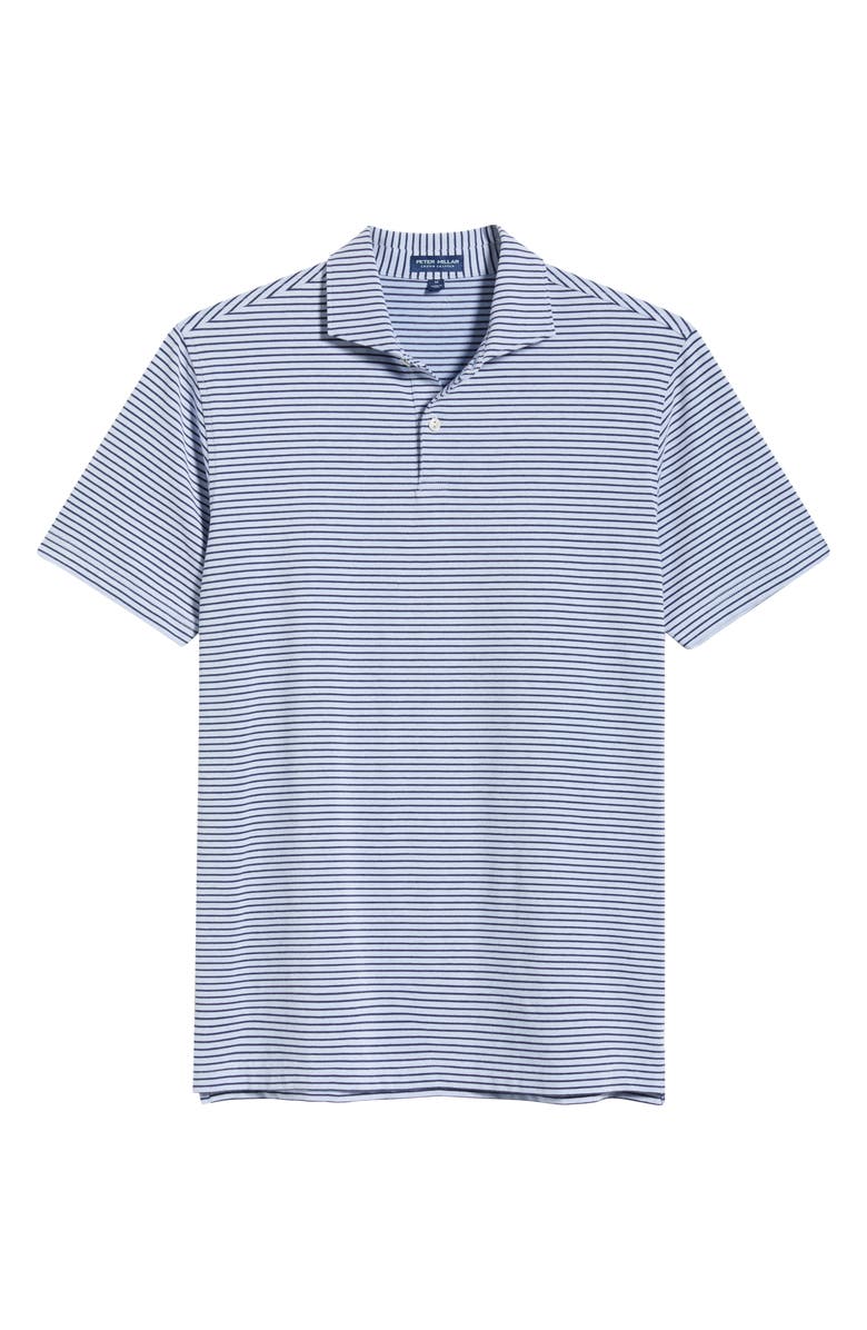 Peter Millar Crown Crafted Albatross Pima Cotton Blend Polo, Alternate, color, Dusk Blue