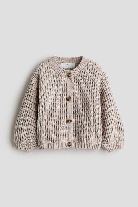 Chenille-Knit Cardigan