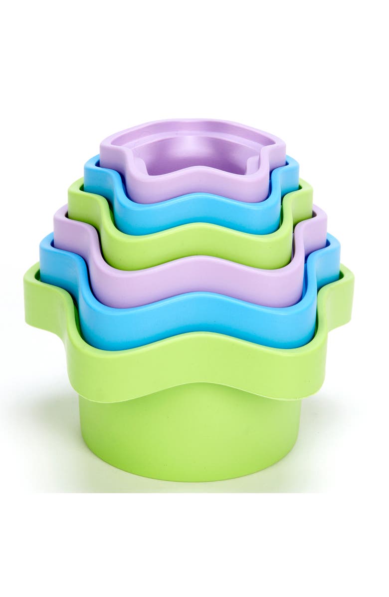 Green Toys My First Stacking Cups, Main, color, Multicolored