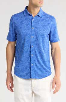 Tommy Bahama Line Petals Short Sleeve Button-Up Shirt