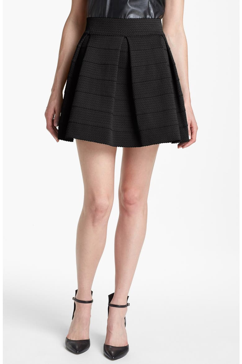 Pleated Skirt, Main, color, BLACK