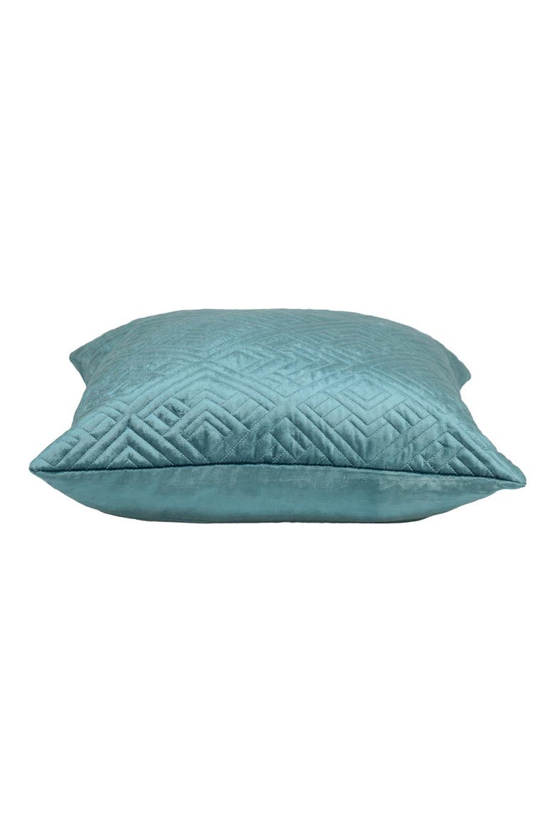 Tufted Velvet Decorative Pillow, Alternate, color, TEAL