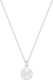 Bony Levy 14K Gold Fluted Disc Pendant Necklace