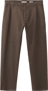 MANGO Relaxed Fit Cotton & Linen Jeans