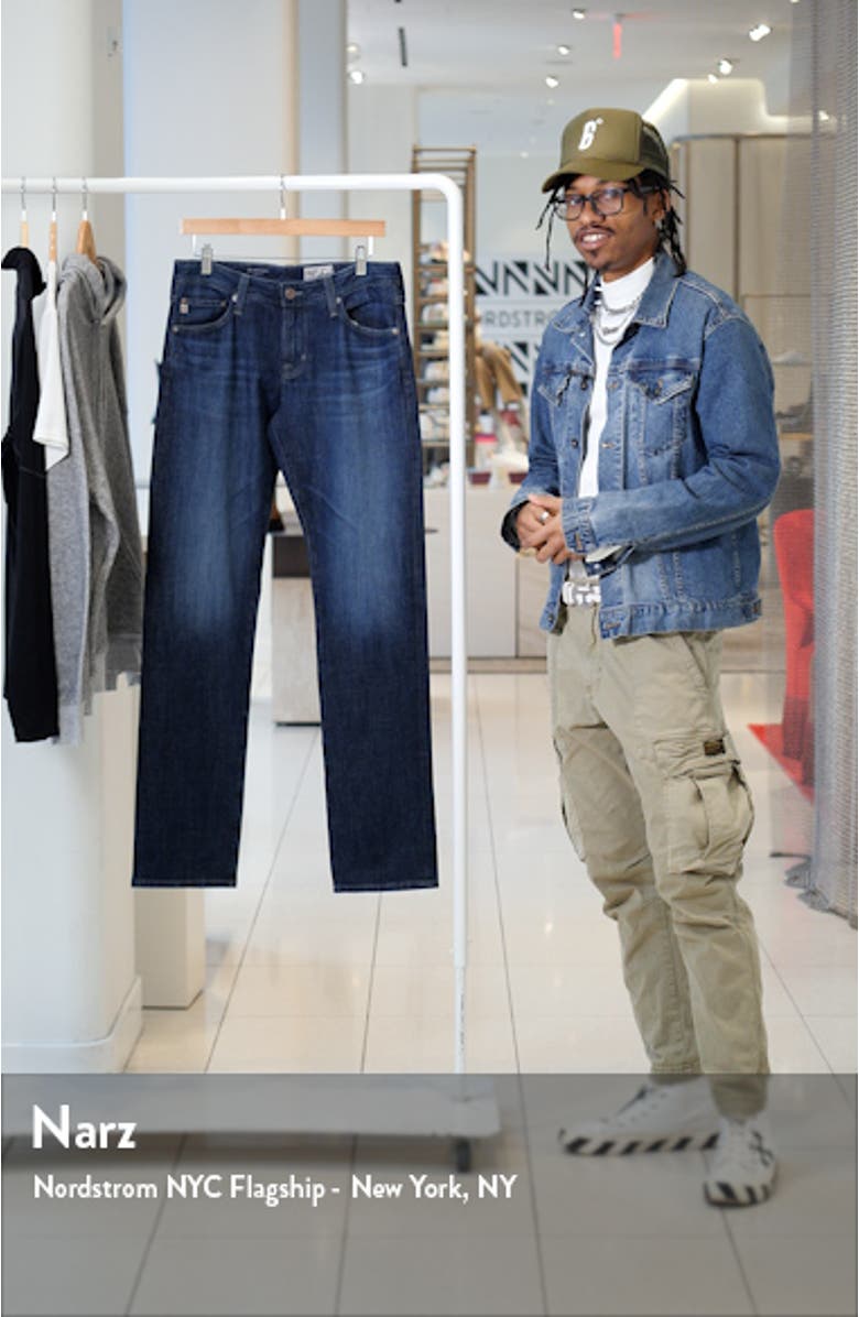 Graduate Slim Straight Leg Jeans, sales video thumbnail