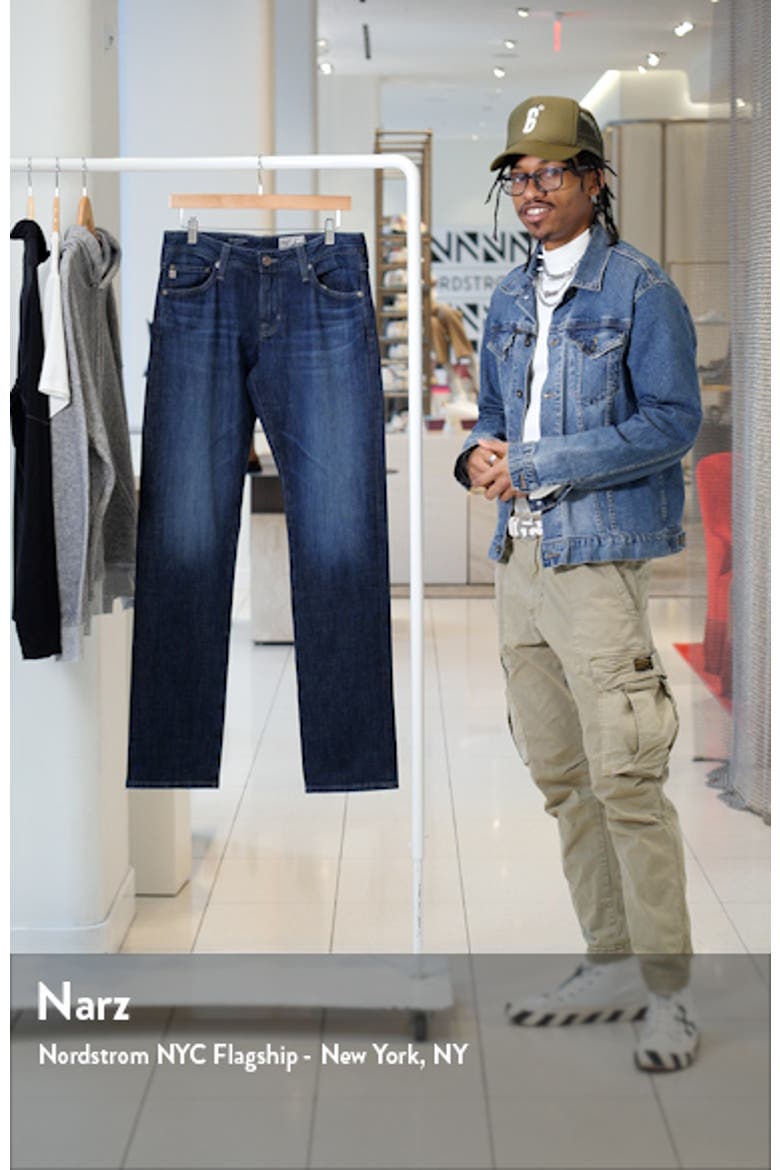 Graduate Slim Straight Leg Jeans video