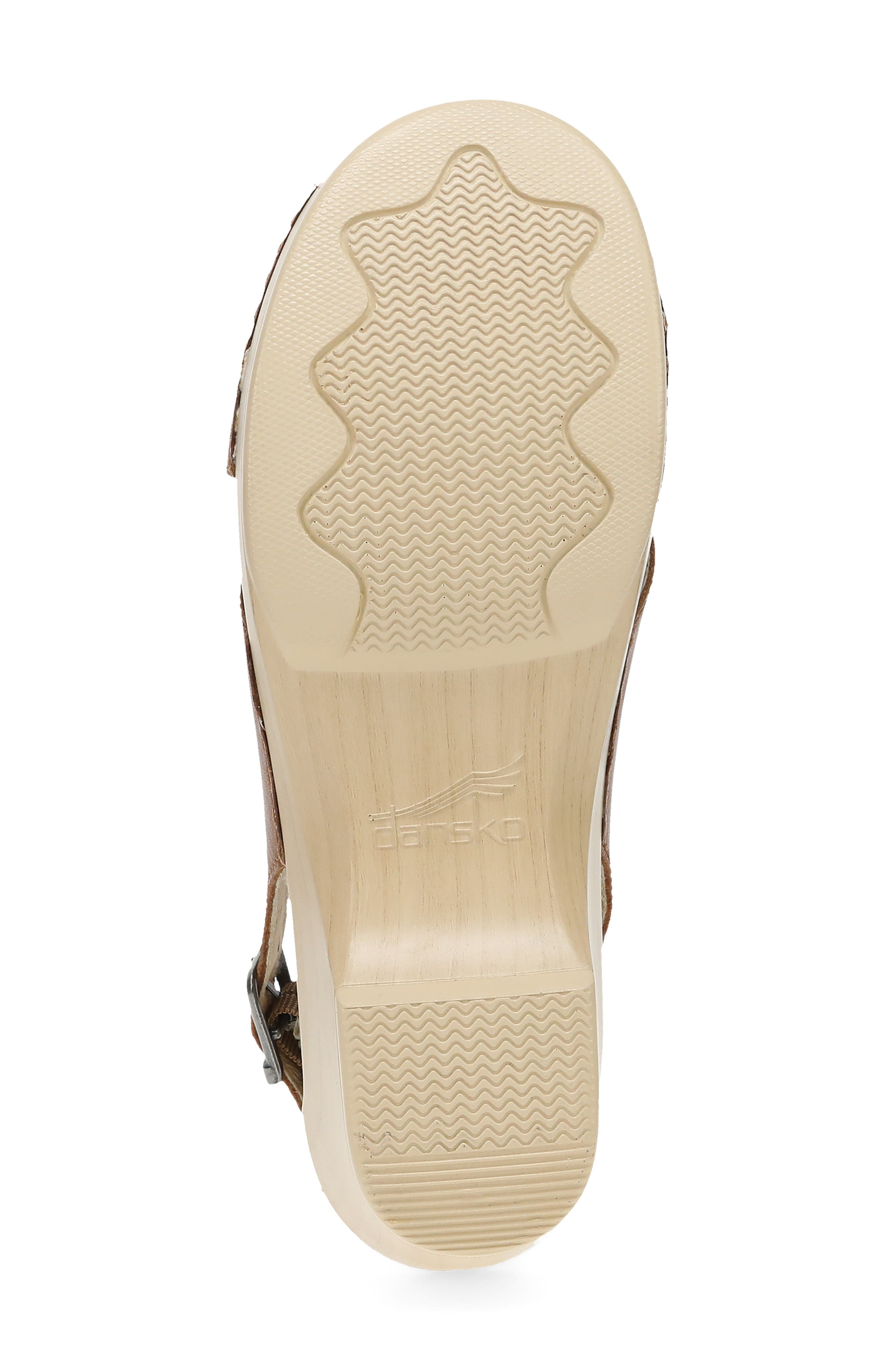 Dansko Sloane Slingback Platform Sandal, Alternate, color, Tan Calf