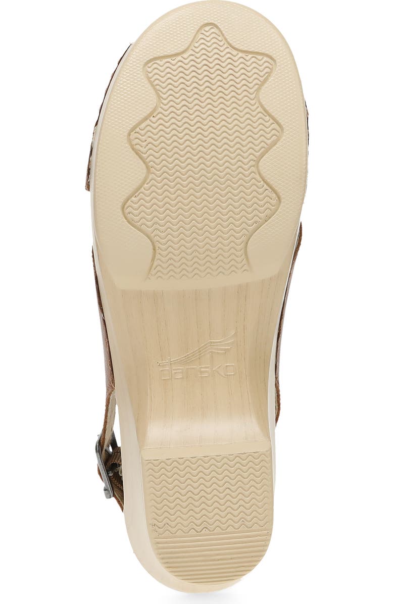 Dansko Sloane Slingback Platform Sandal, Alternate, color, Tan Calf