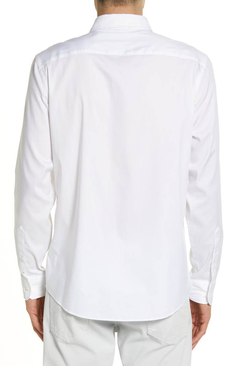 Faherty The Movement Button-Up Shirt, Alternate, color, Cloud White
