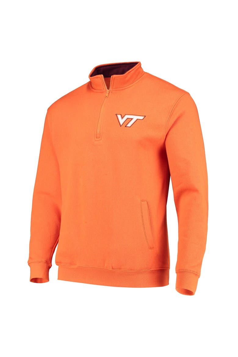 Men's Colosseum Orange Virginia Tech Hokies Tortugas Logo Quarter-Zip Jacket, Alternate, color, Orange