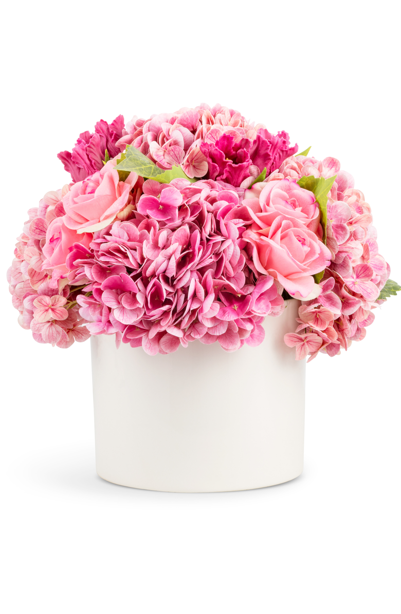 CocoBella Amour RealTouch Mixed Floral Arrangement, Main, color, Pink
