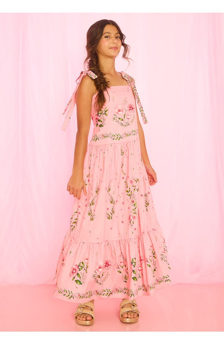 Marlo Kids Melany Tiered Maxi Dress, Alternate, color, Floral