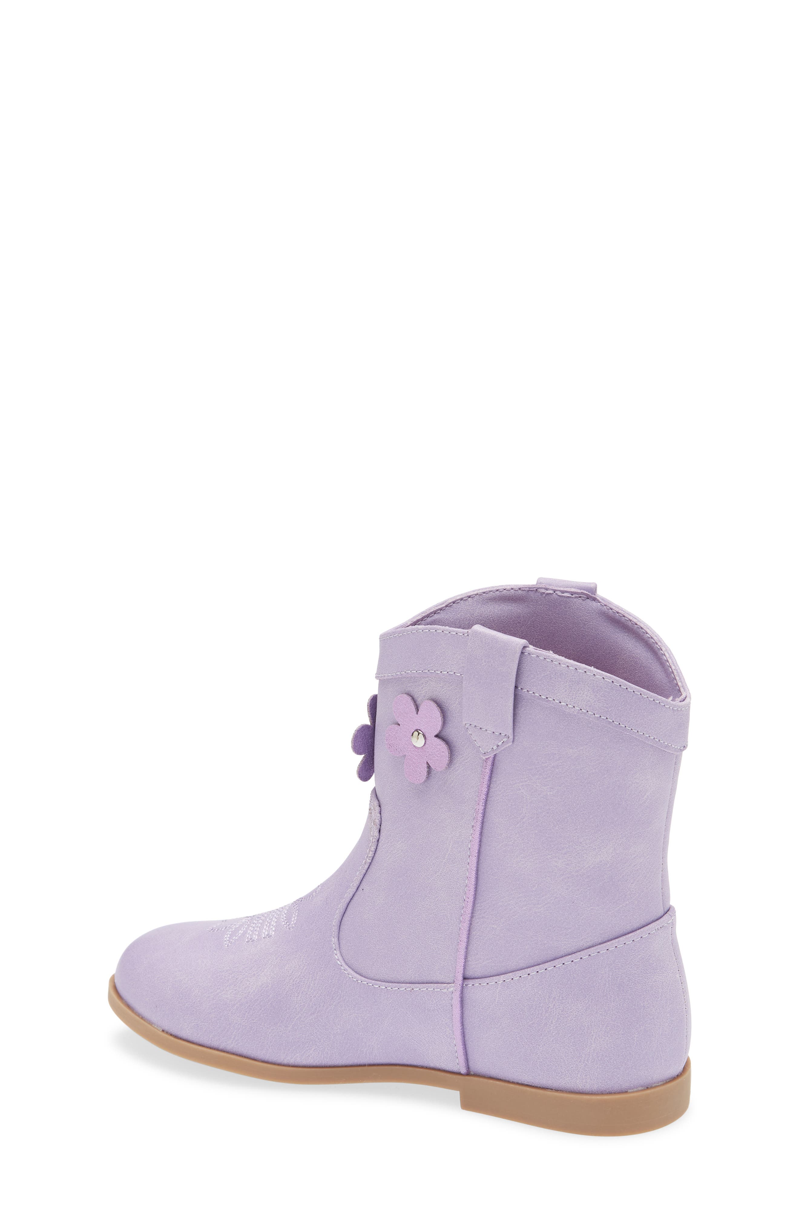 Tucker + Tate Kids' Gabriella Flower Bootie, Alternate, color, Purple