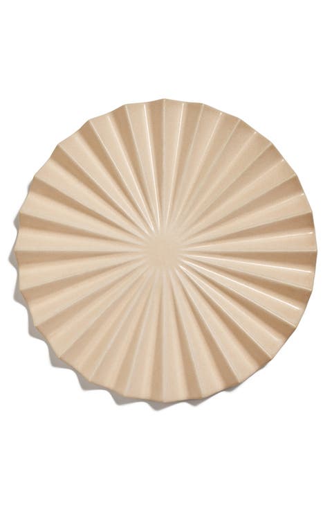 Pleated Starburst Stoneware Trivet