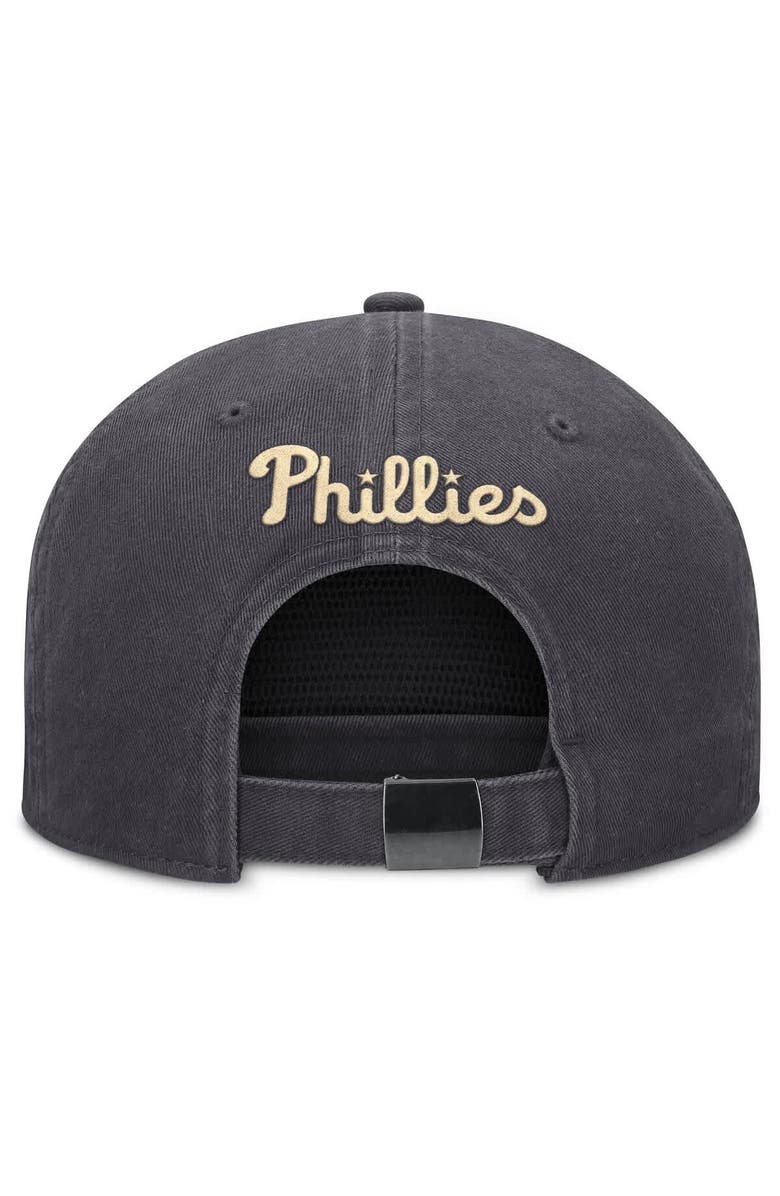 Nike Men's Nike Anthracite Philadelphia Phillies Monotone Pro Adjustable Hat, Alternate, color, Anthracite