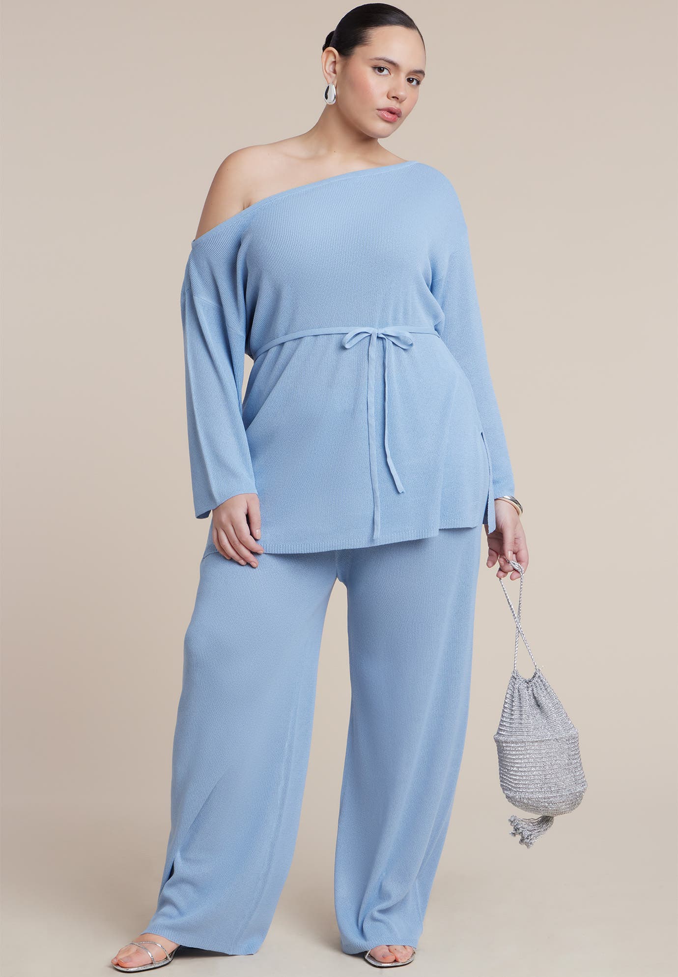 Semi Sheer Knit Pant - image 2