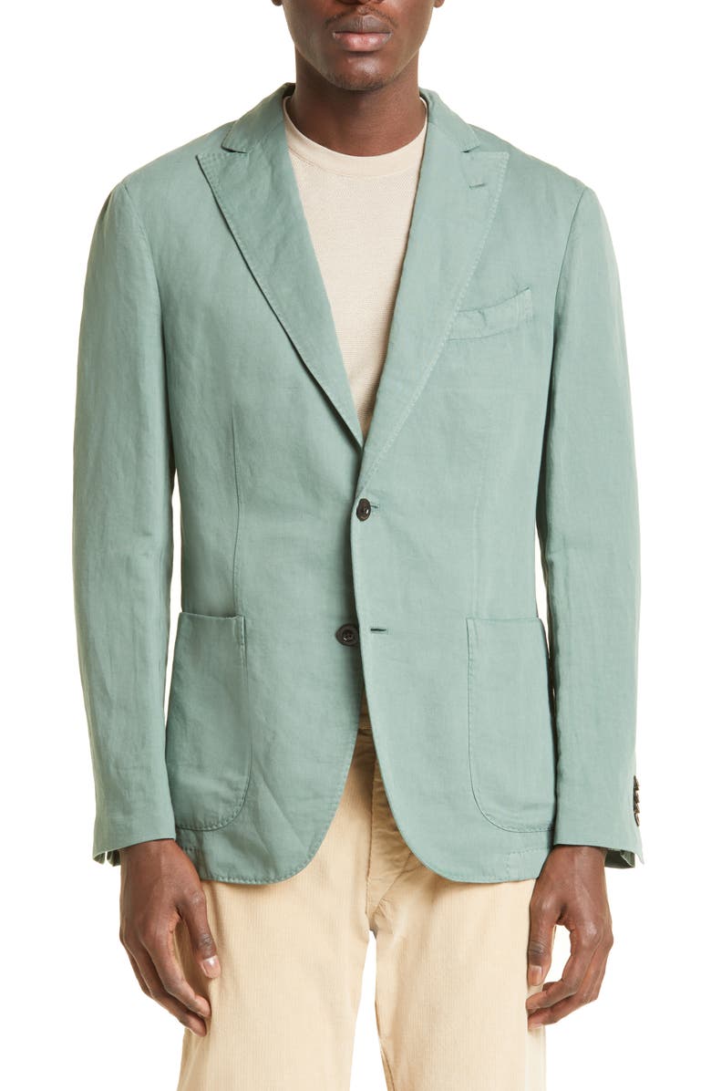 Boglioli Soft K Cotton & Linen Sport Coat, Main, color, 