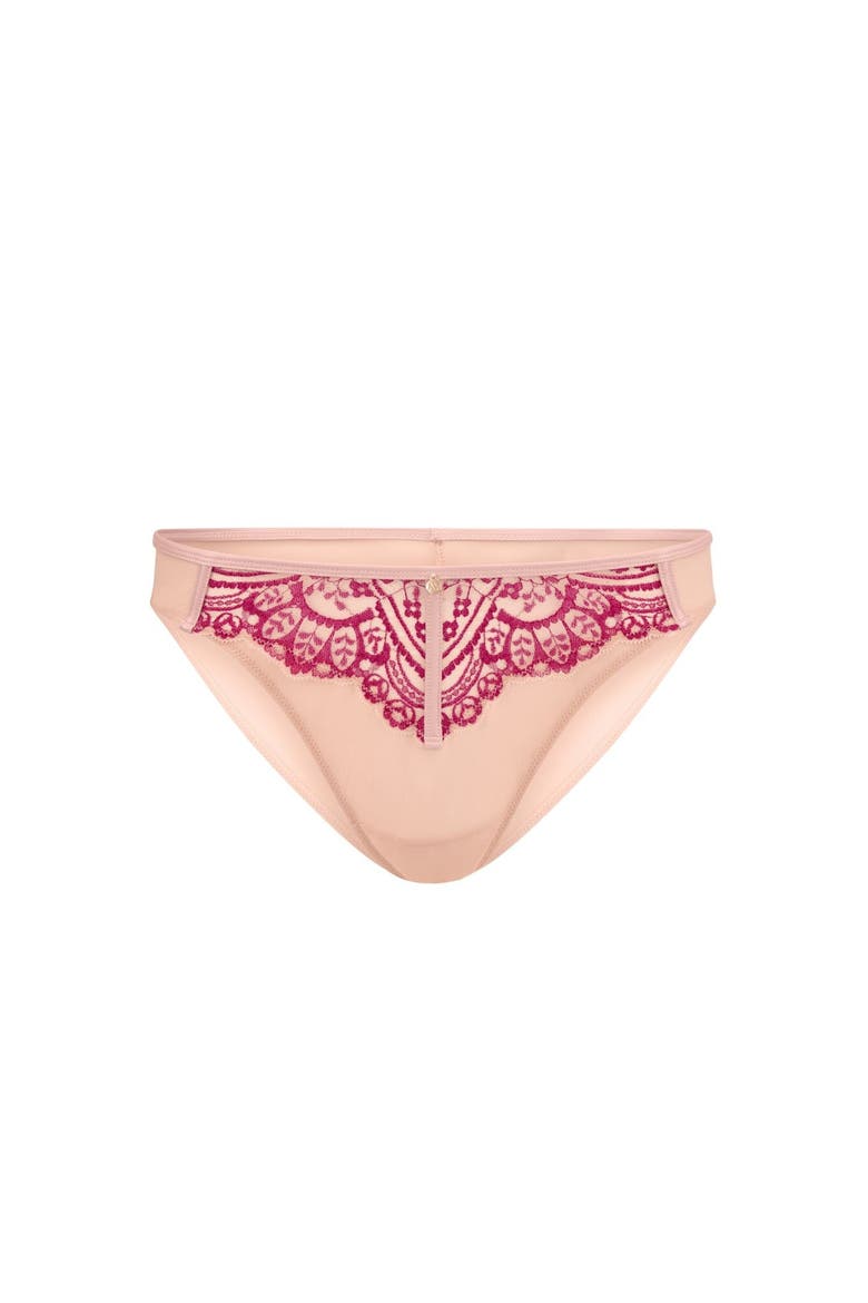 Paloma Brazilian Panties, Alternate, color, Medium pink
