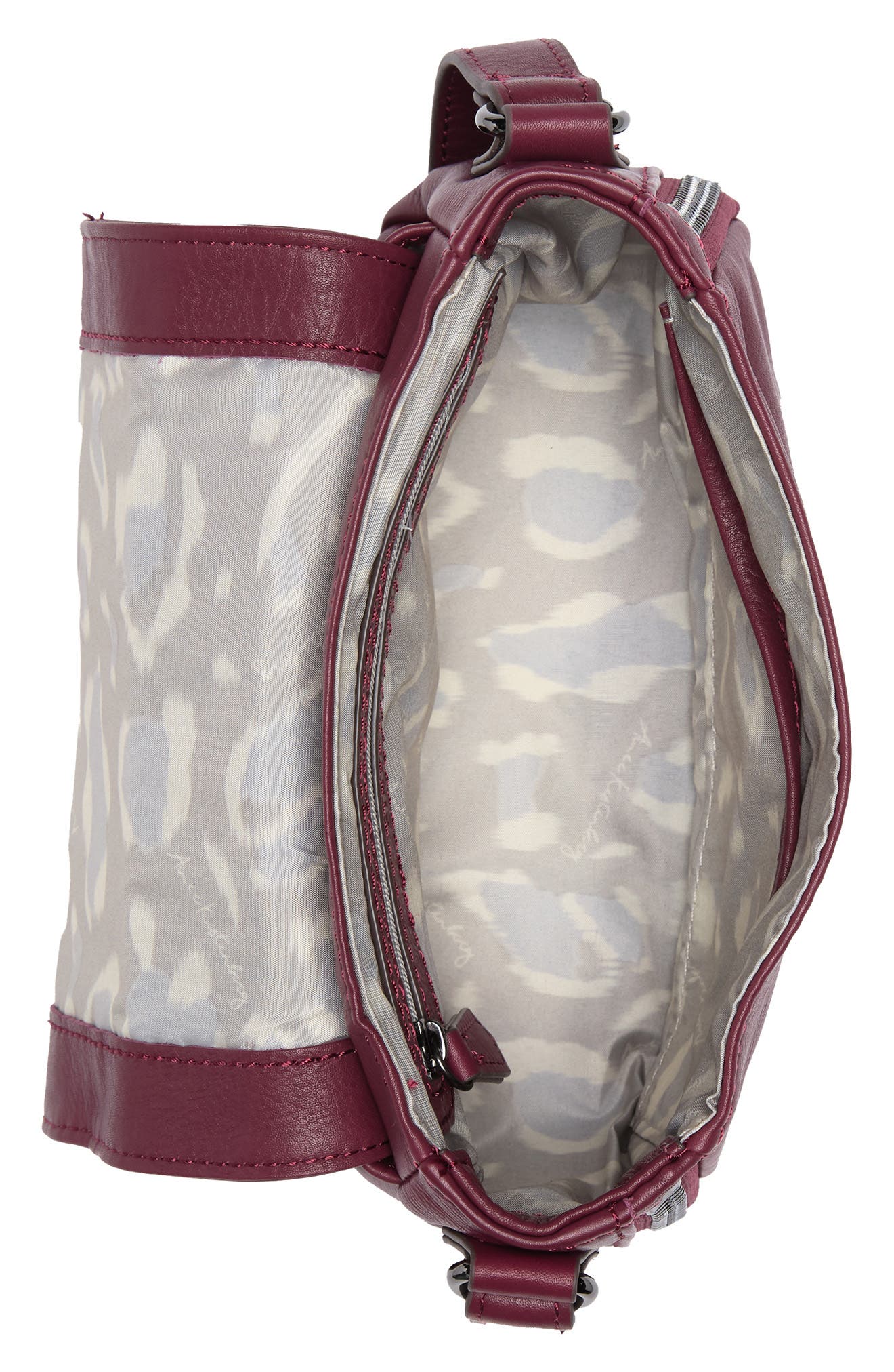 AIMEE Kestenberg Sorrento Leather Crossbody Bag, Alternate, color, Oxblood