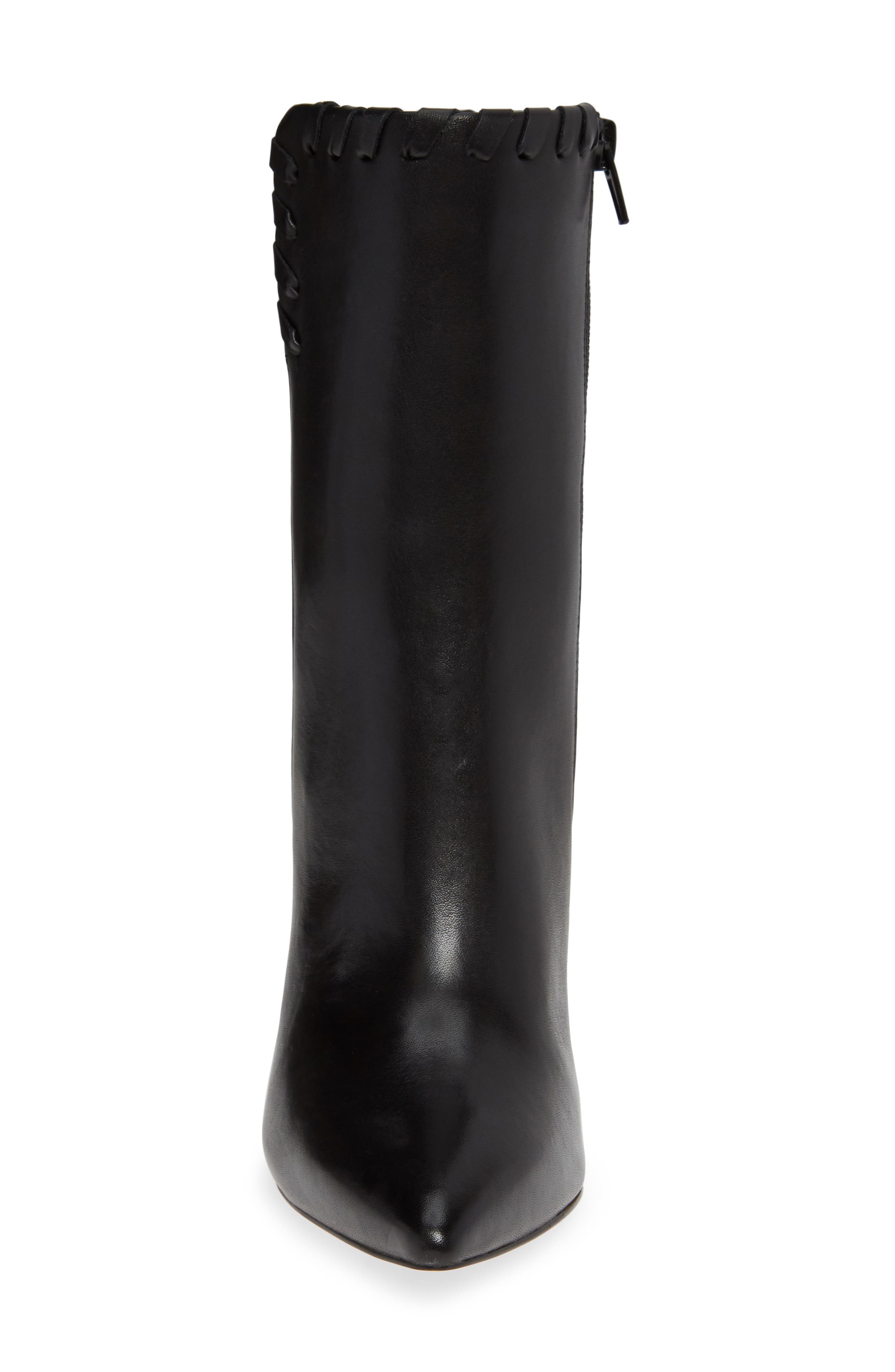 Camilla Bootie (Nordstrom Exclusive), Alternate, color, BLACK LEATHER