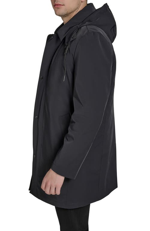 Cole Haan 3-in-1 Hooded Mackintosh In Black