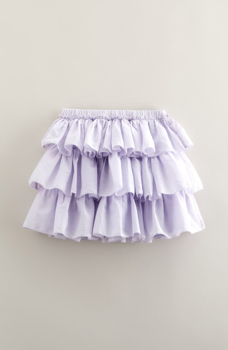 Nordstrom Kids' Tiered Skirt, Alternate, color, Purple Calluna