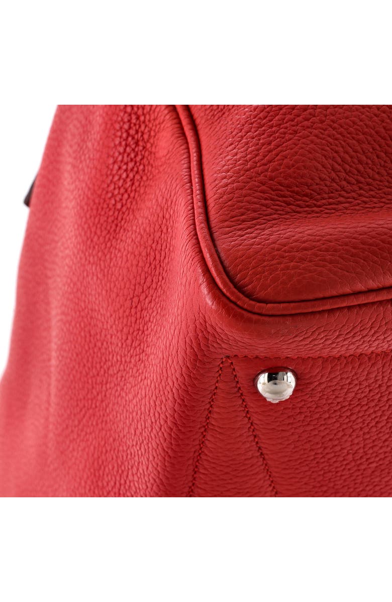 Pre-Owned Hermes Victoria II Bag Clemence 35, Alternate, color, Rouge Casaque