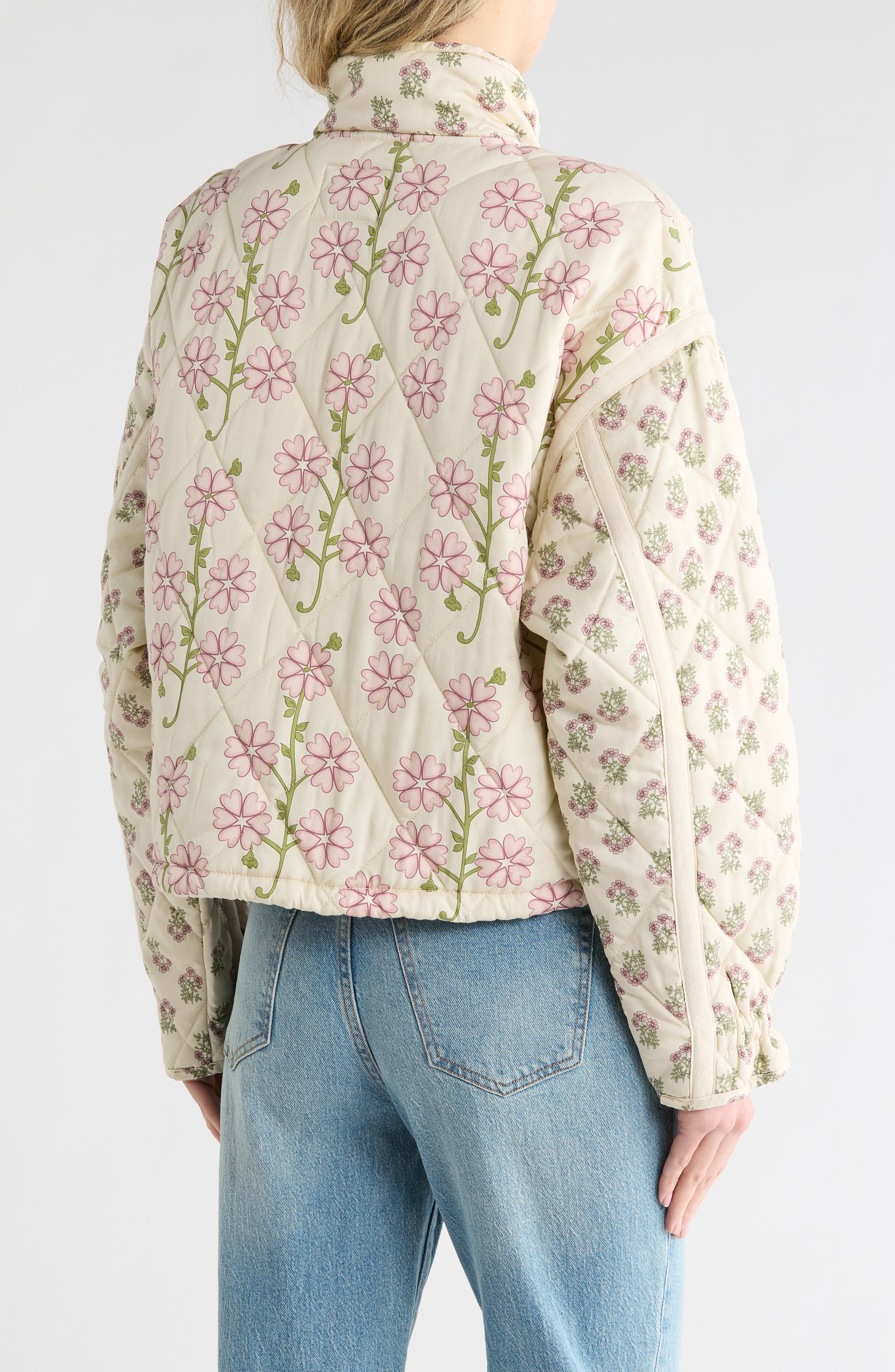 Bloom Bash Quilted Bomber Jacket - image 2