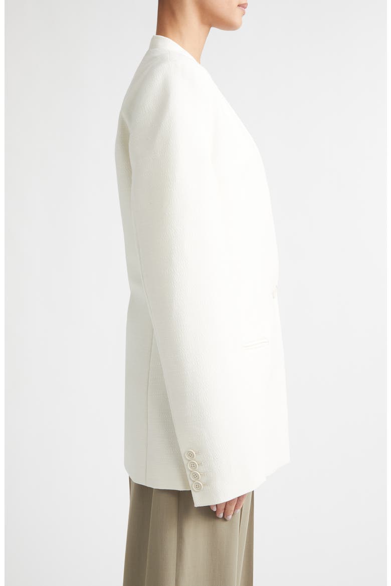 Basket Weave Blazer, Alternate, color, ECRU