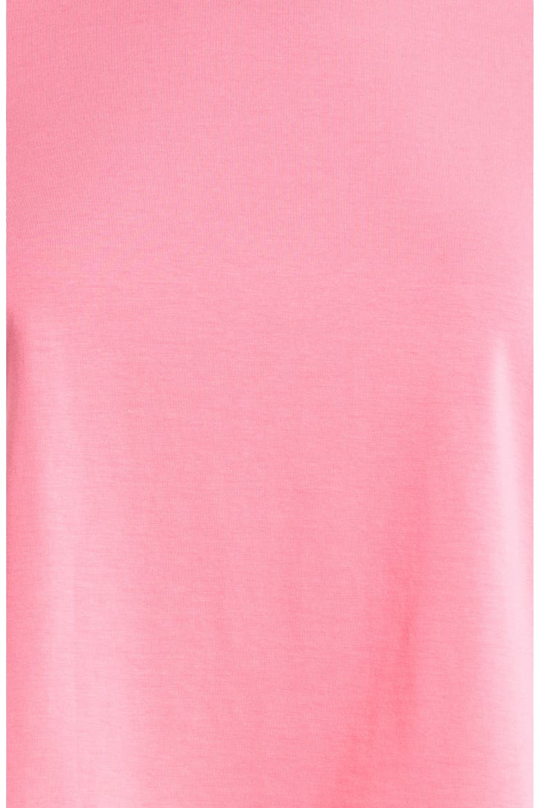Pima Cotton Boxy Crop T-Shirt, Alternate, color, PINK LEMONADE