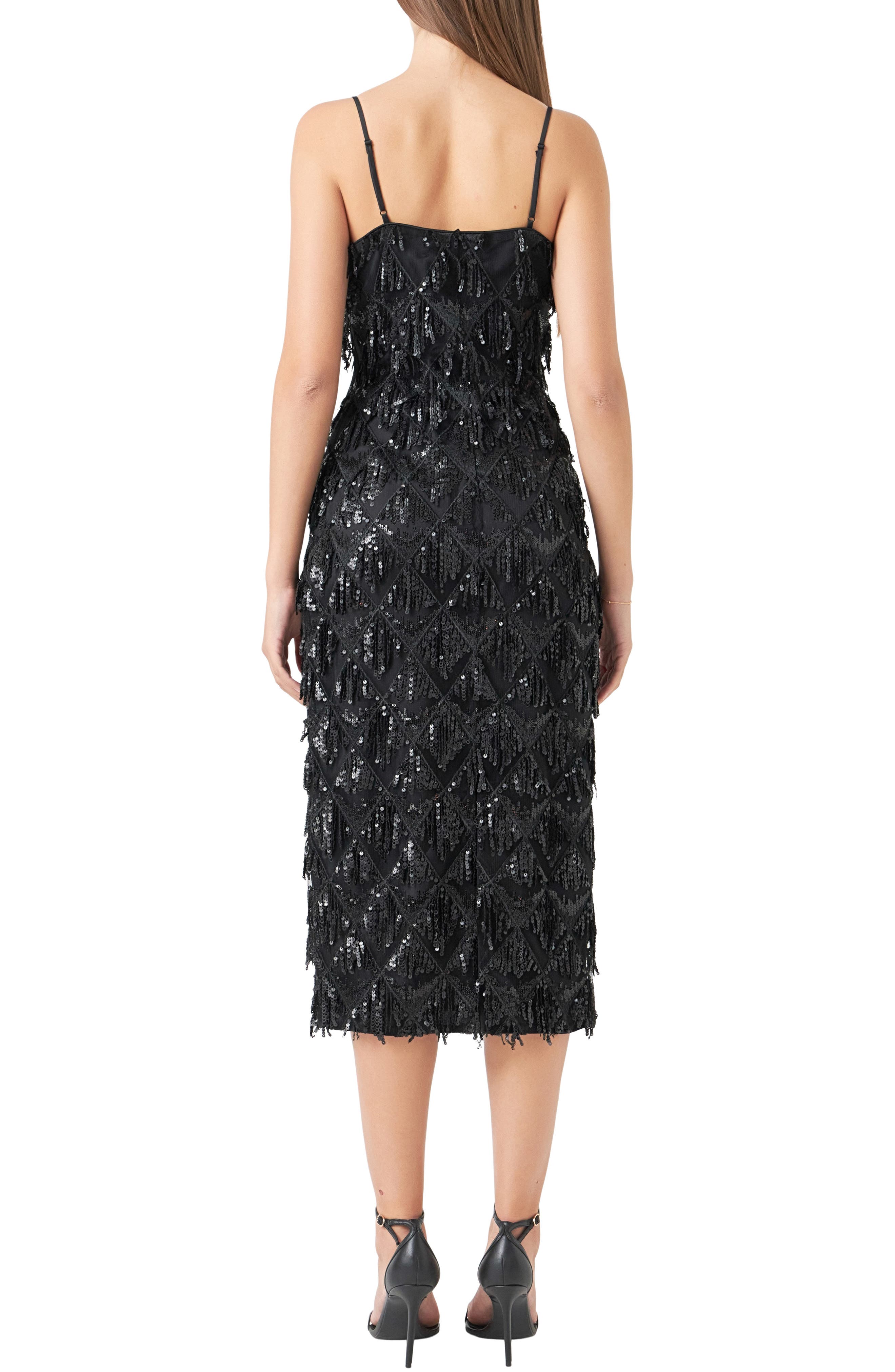 Diagonal Sequin Dress - image 2