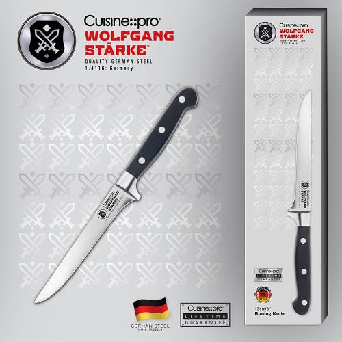Cuisine::pro Wolfgang Starke 6" Boning Knife In Black