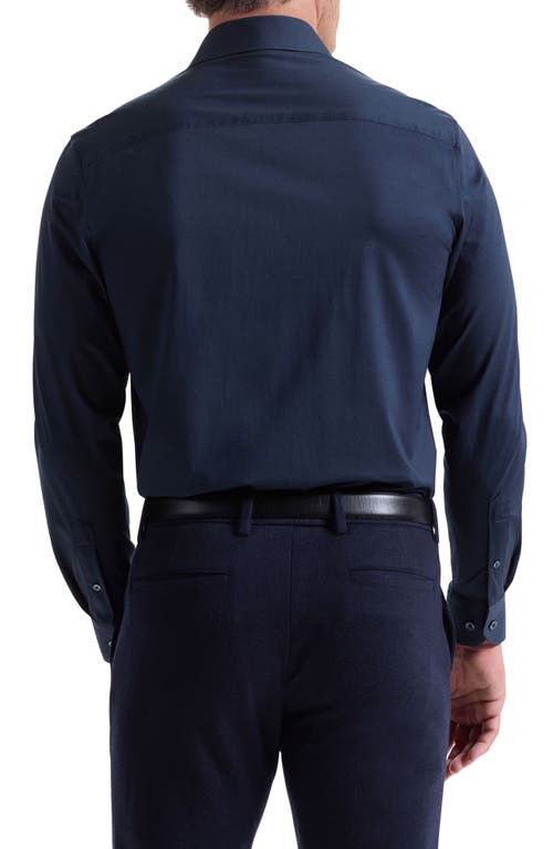 Bugatchi Jimmy Ooohcotton® Button-up Shirt In Blue