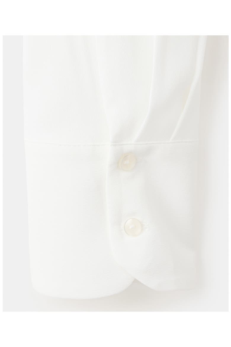 Fluid Long Sleeve Button-Up Shirt, Alternate, color, OFF WHITE