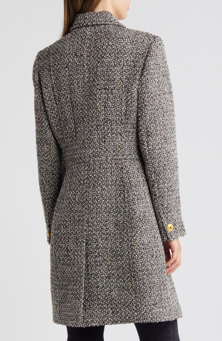Sam Edelman Single Breasted Tweed Coat, Alternate, color, 