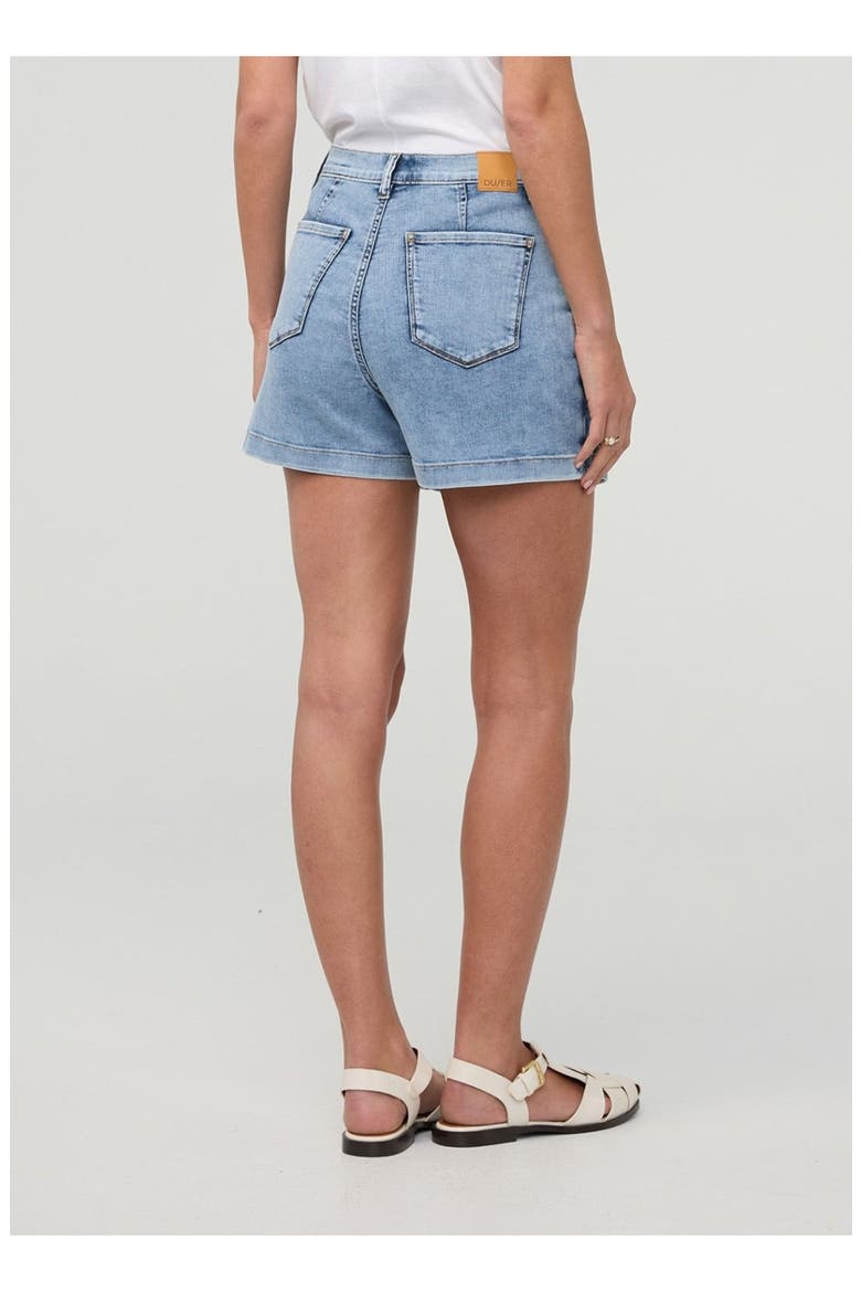 Performance Denim Lite Wrap Skort, Alternate, color, Light-Stone