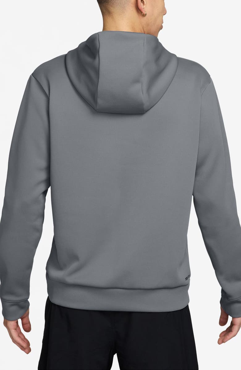 Nike Hyverse Dri-FIT Fleece Hoodie, Alternate, color, Smoke Grey/ Black
