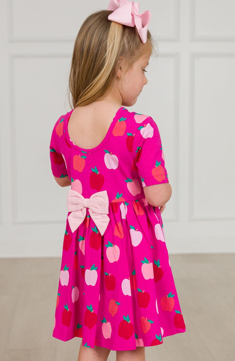 RuffleButts Apple of My Eye Skater Dress, Alternate, color,