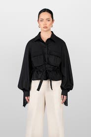 LAURA APARICIO Macrame Sahariana Jacket