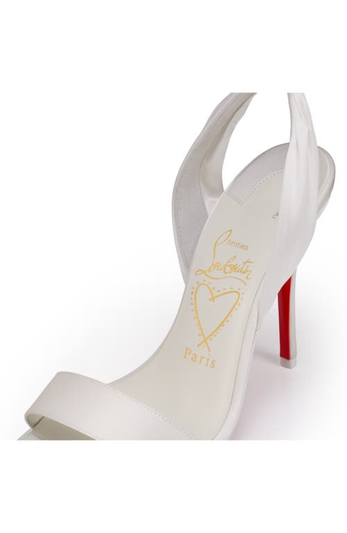 Christian Louboutin Miss Z Desert Sandal In White