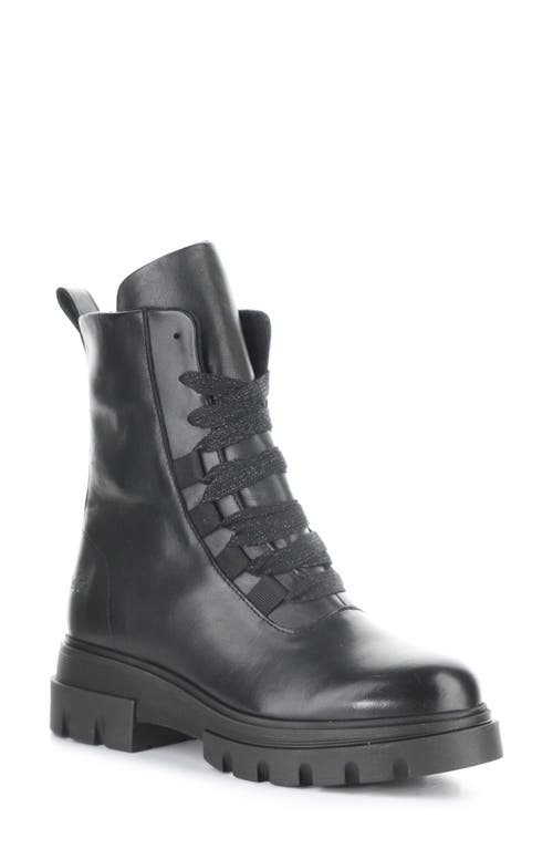 Bos. & Co. Foster Waterproof Lug Sole Bootie In Black