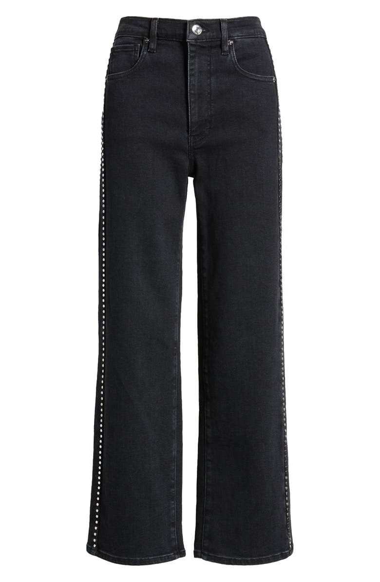 FRAME Le Sleek Studded Straight Leg Jeans, Main, color, Astronaut