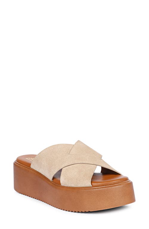 SAINT G VIVI BLU YASMIN PLATFORM SANDAL