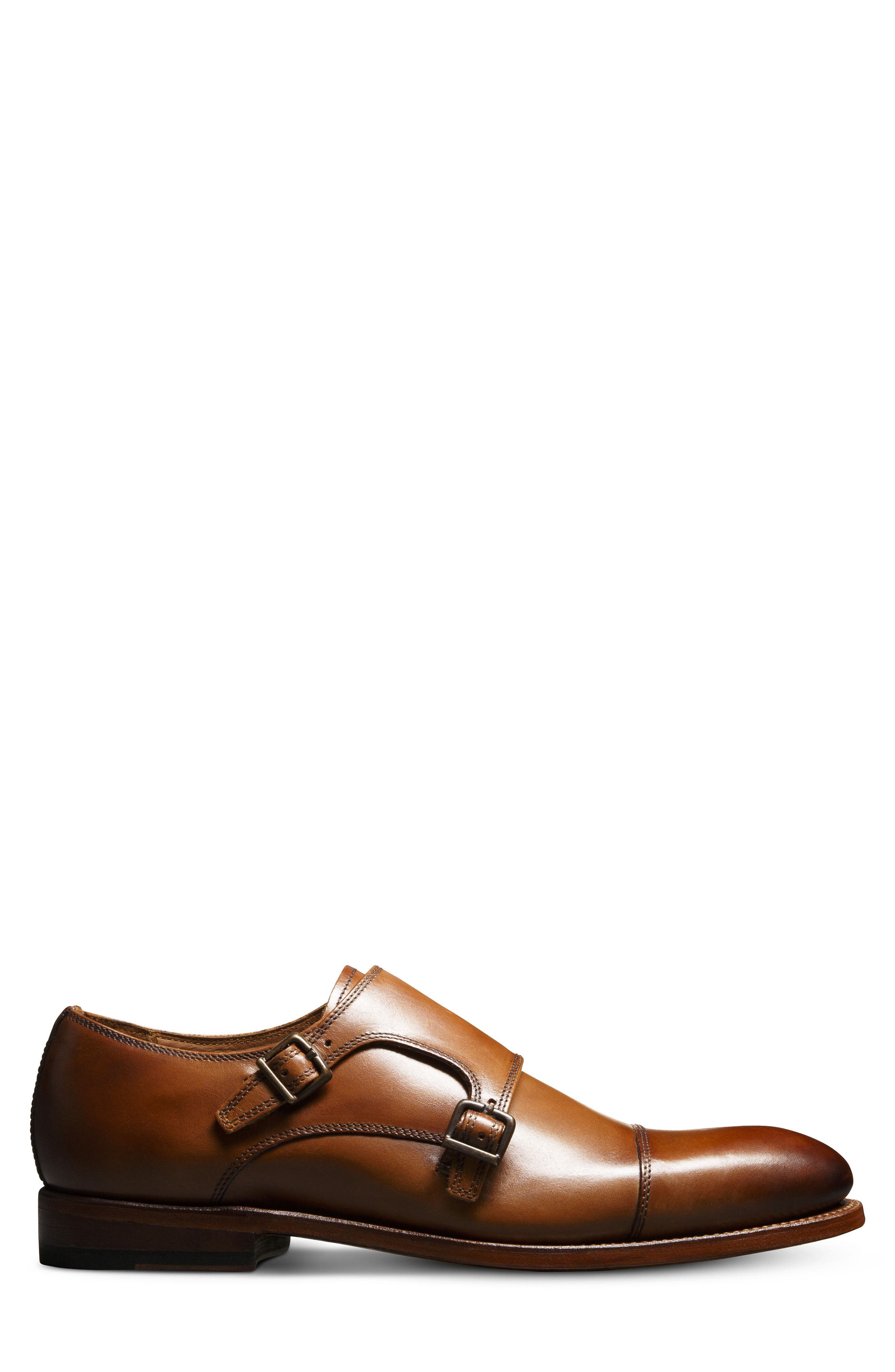 Pierce Monk Strap Shoe, Alternate, color, WALNUT