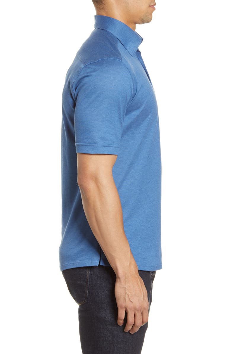 Eton Soft Casual Line Slim Fit Piqué Polo Shirt, Alternate, color,